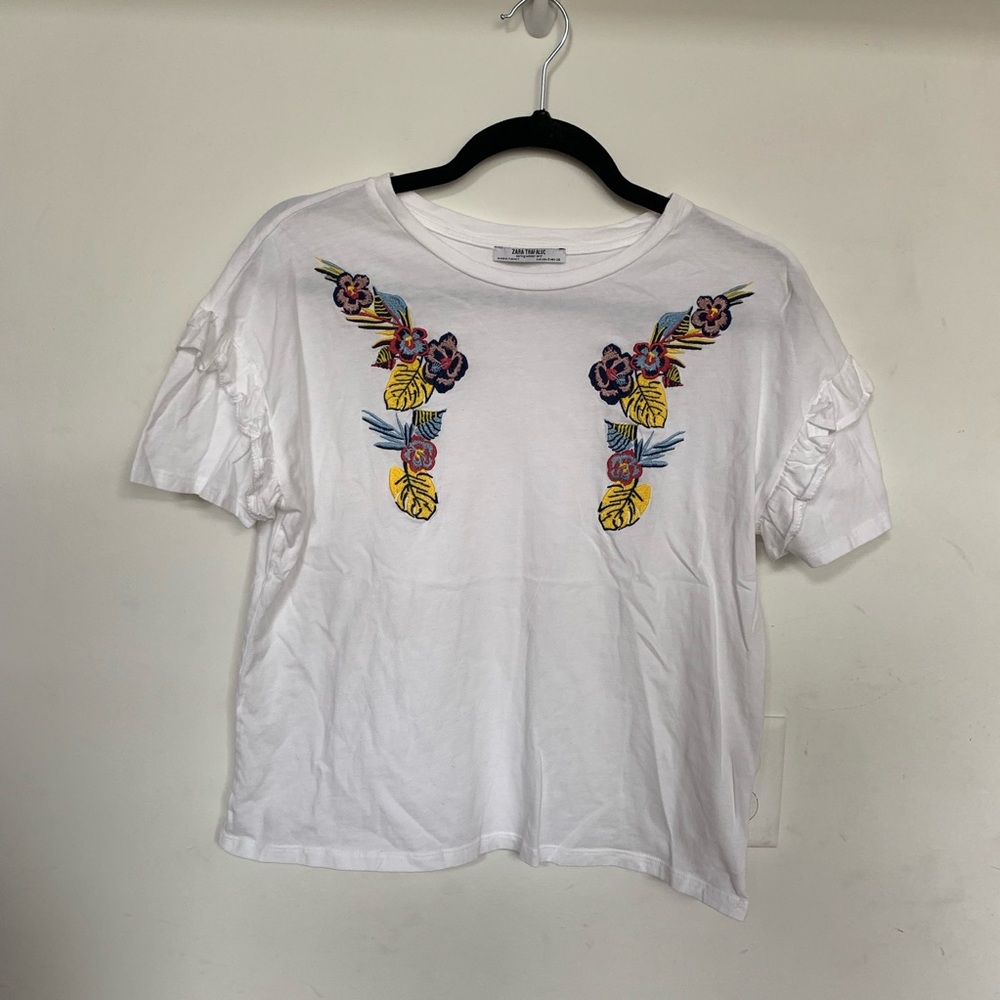Zara Embroidered Tee